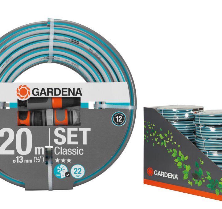 18008-20 Λάστιχο Gardena Σετ με συνδέσμους OGS Classic 1/2"- 20m