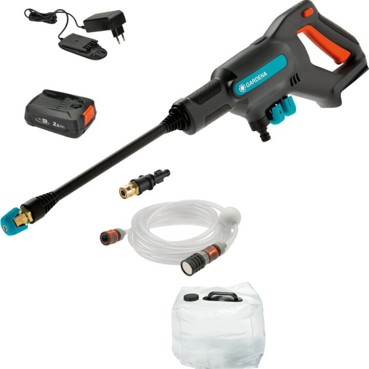 14800-31 Πλυστικό Πιστόλι Μπαταρίας Gardena Premium Σετ ΑquaClean 18V RtU